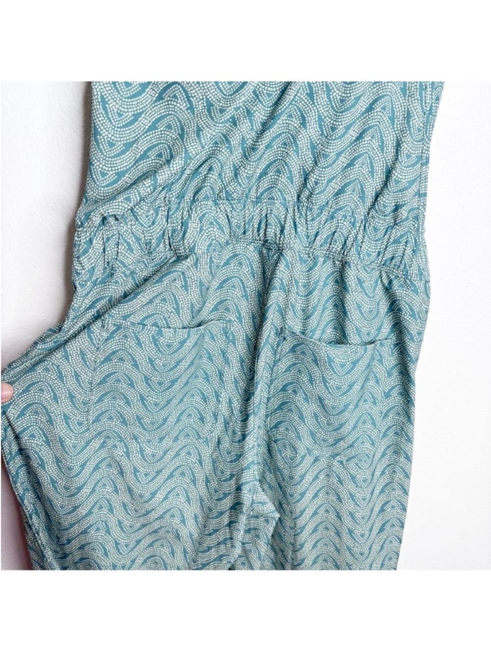 (This wk only!) Patagonia Fleetwith Jumpsuit Bluff River Multi Tasmanian Teal - Picture 12 of 13